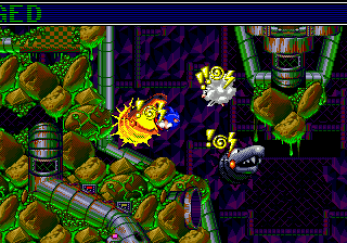 Sonic Spinball (Europe) In game screenshot